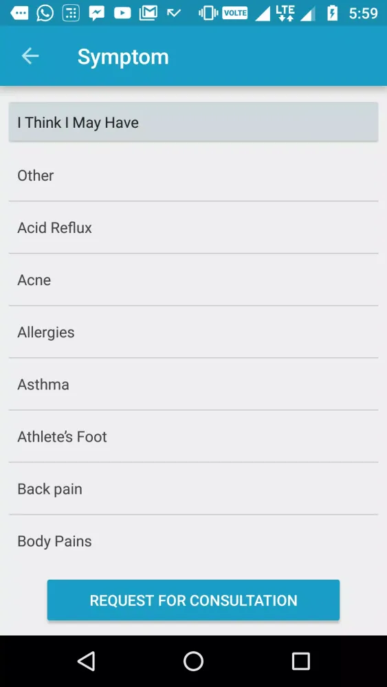 Capturas de pantalla de Consult a Doctor Online