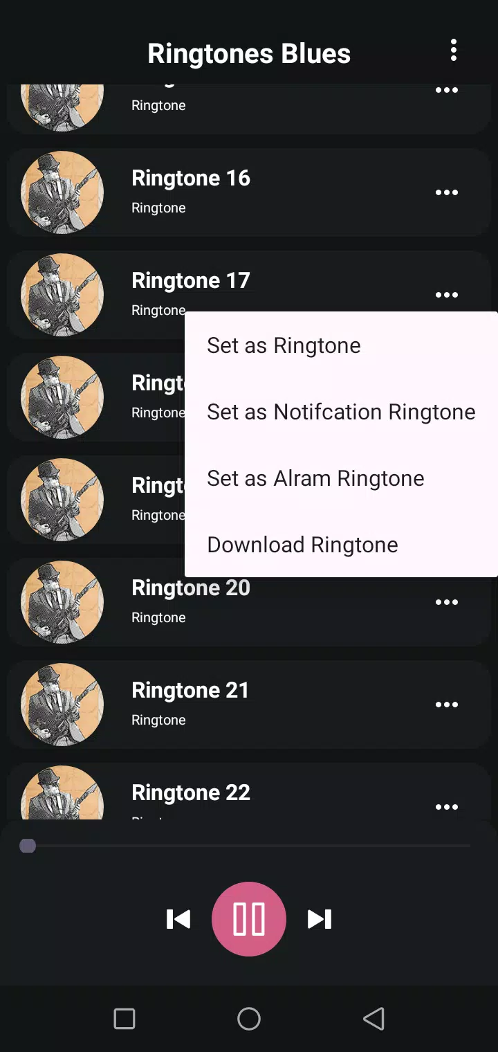 Ringtones blues Screenshots