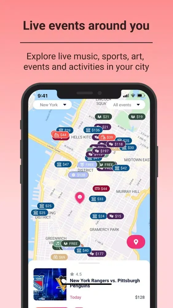 iWeekender: events around you应用截图