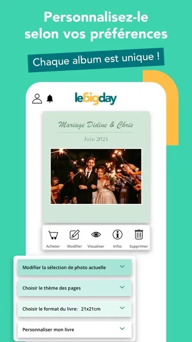 Capturas de pantalla de Lebigday : partage de photos