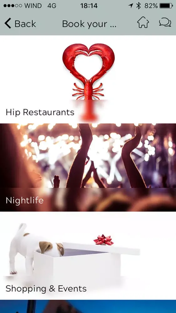 Capturas de pantalla de iWish Mykonos
