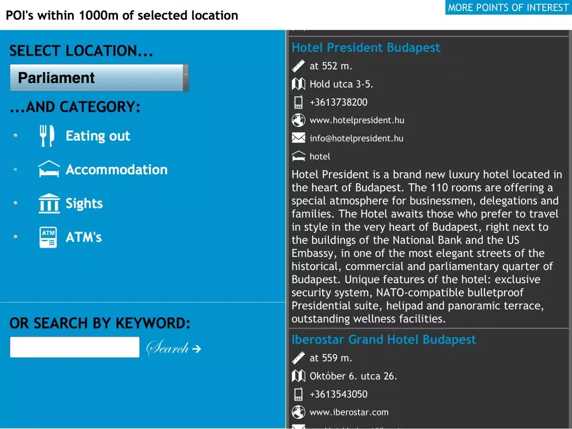 صور Budapest Multimedia Travel Guide Free iPad 