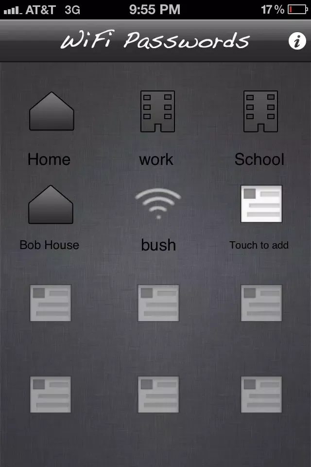 WiFi Passwords سکرین شاٹس