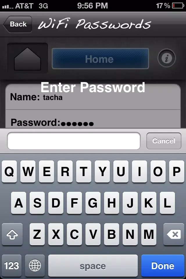 WiFi Passwords سکرین شاٹس