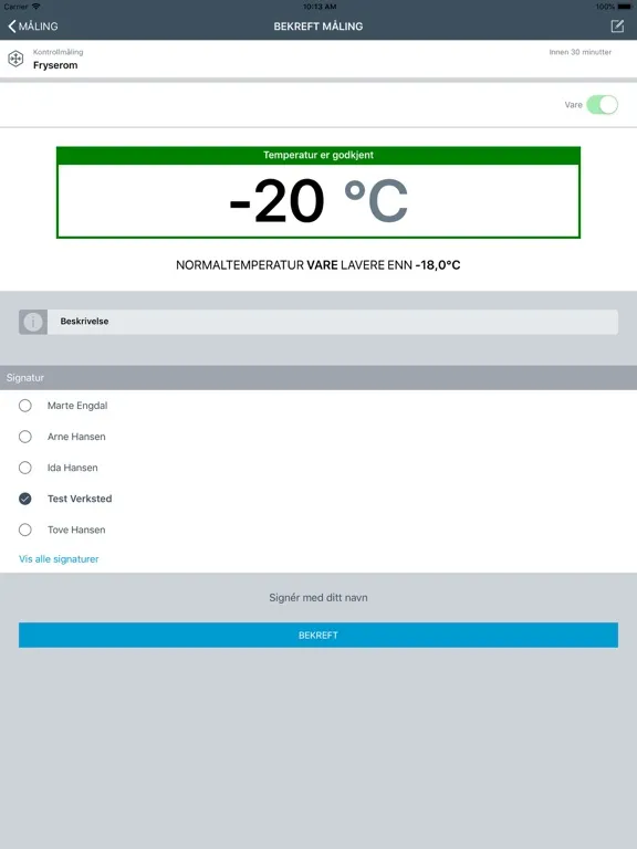 Capturas de pantalla de CheckPoint Probe iPad 