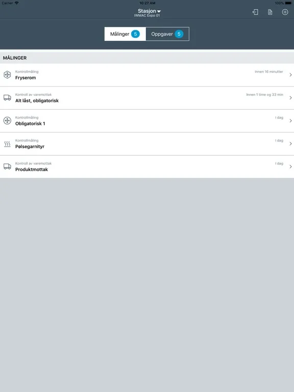 Capturas de pantalla de CheckPoint Probe iPad 