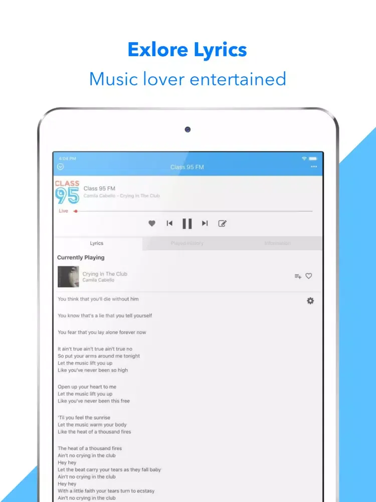 صور Echo RadioBox – Live Stations iPad 