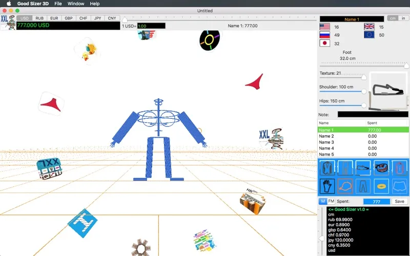 Скриншоты Good Sizer 3D