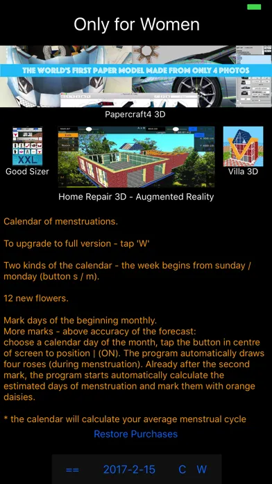 Only for women free - Period tracker calendar lite应用截图