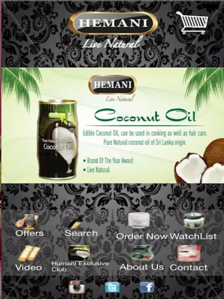 Zrzuty ekranu HemaniHerbals iPad 