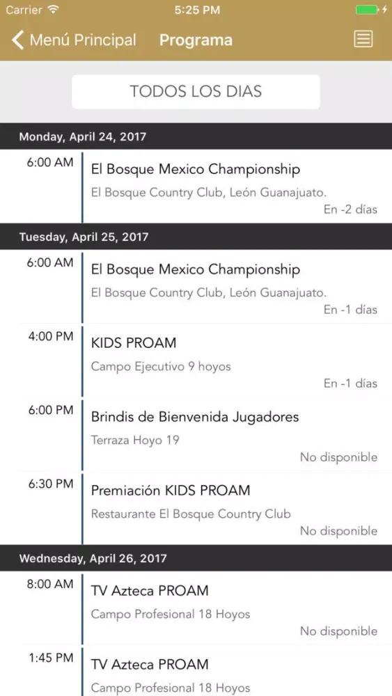 تصاویر Mexico Championship 2017