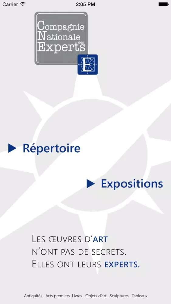 CNE Experts, l’application pratique et culturelle de la Compagnie Nationale des Experts स्क्रीनशॉट