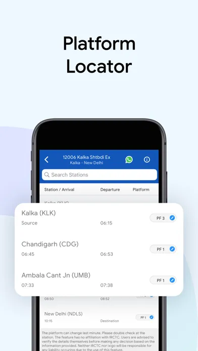 Скриншоты ixigo Trains: Ticket Booking