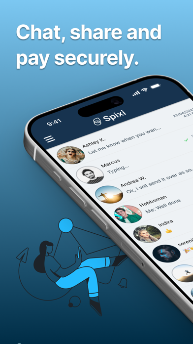 تصاویر Spixi Private Chat & Wallet