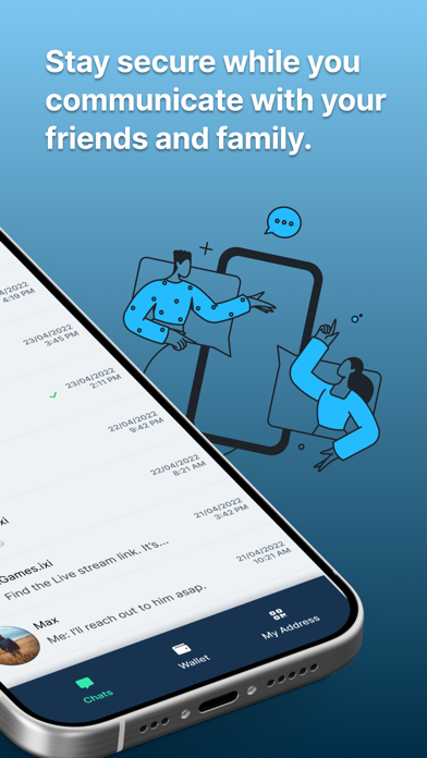 تصاویر Spixi Private Chat & Wallet