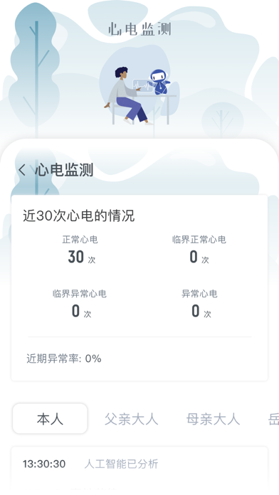 Ảnh chụp màn hình của 同心管家-心脏支架术后康复必备软件