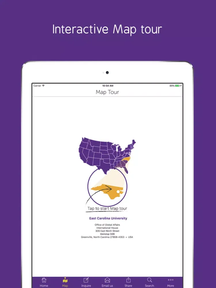 East Carolina University App iPad  سکرین شاٹس