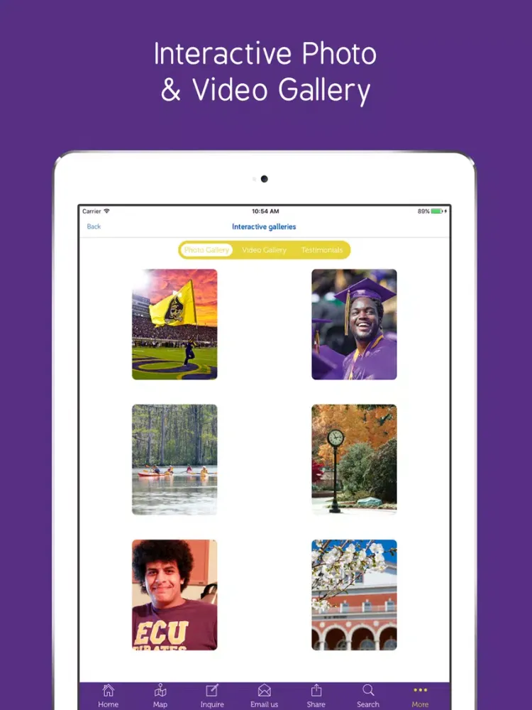 East Carolina University App iPad  سکرین شاٹس