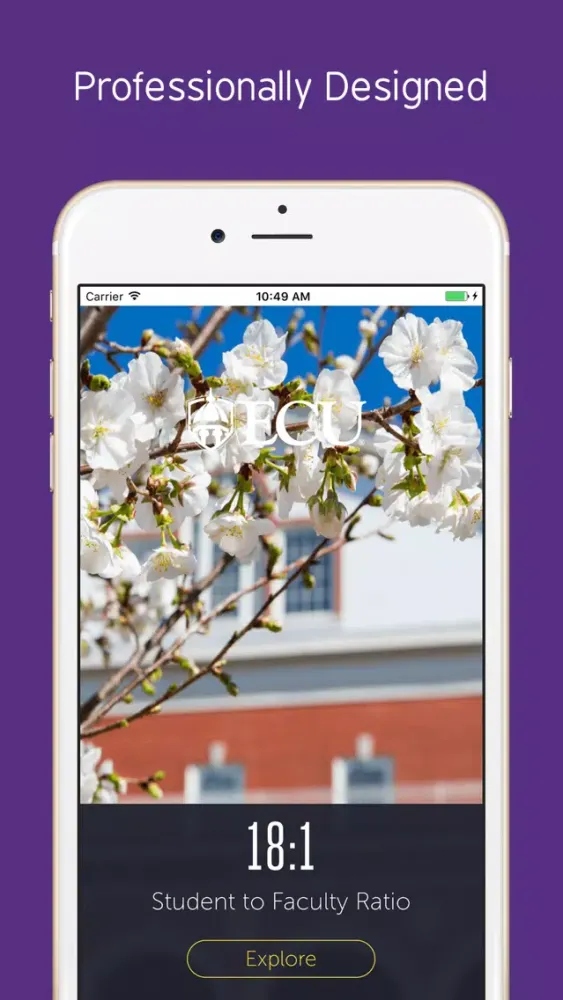 East Carolina University App سکرین شاٹس