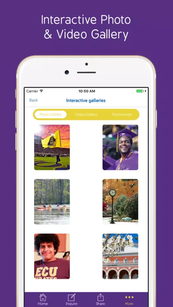 East Carolina University App سکرین شاٹس