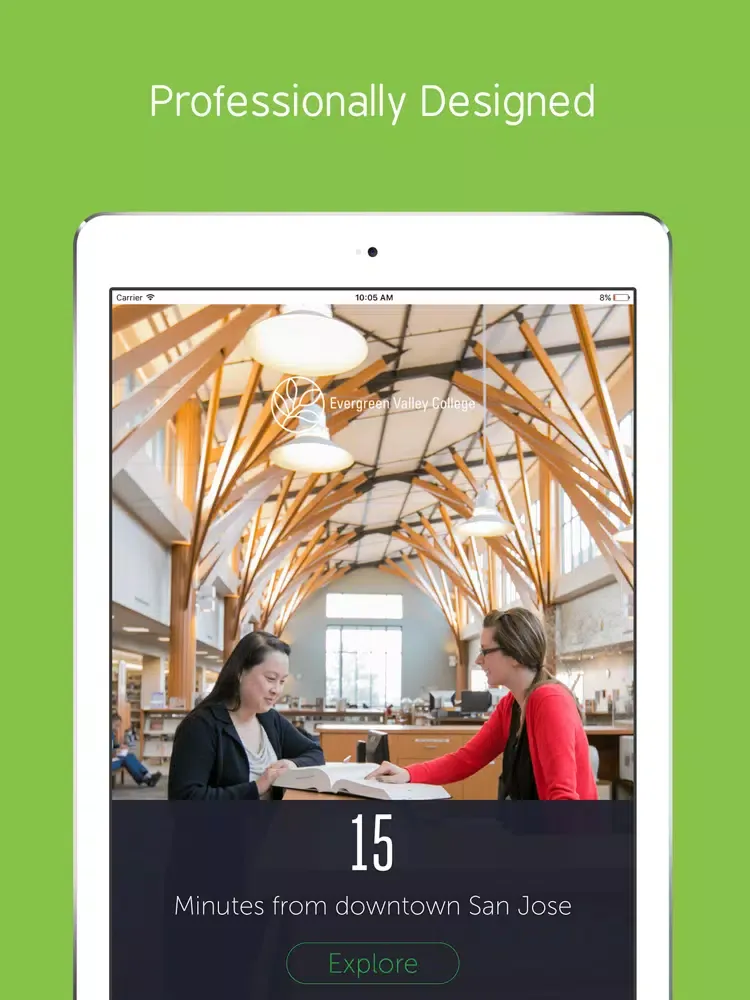 Evergreen Valley College iPad  Ekran Görüntüleri