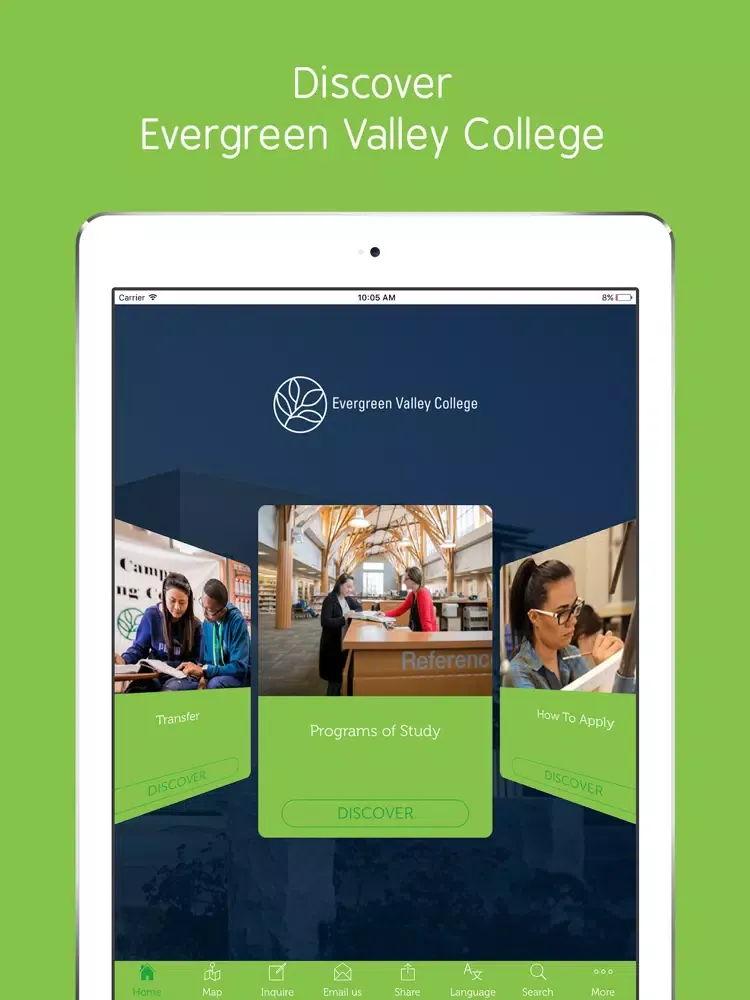 Evergreen Valley College iPad  Ekran Görüntüleri