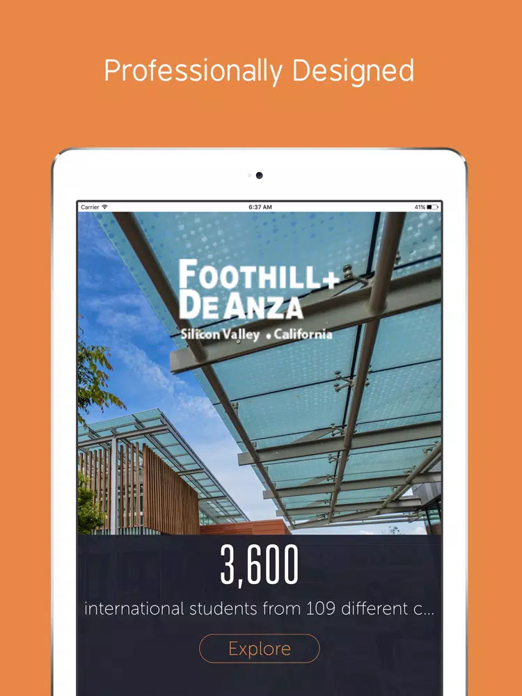 Foothill and DeAnza Colleges iPad  Screenshots