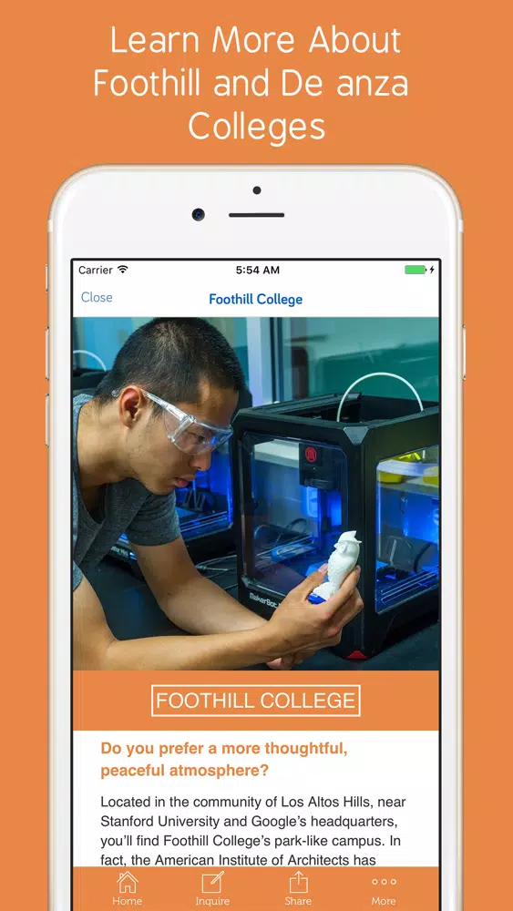 Foothill and DeAnza Colleges Screenshots