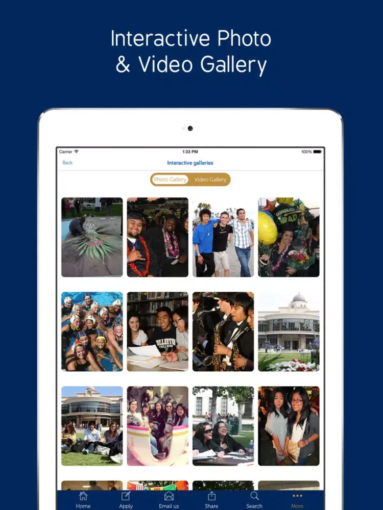 Fullerton College - Prospective International Students App iPad 应用截图