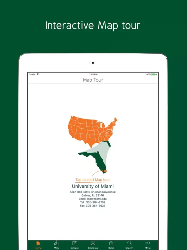 University of Miami IEP iPad  Screenshots