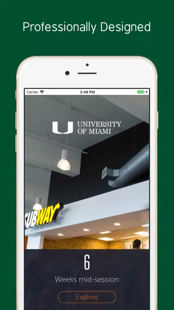 University of Miami IEP Screenshots