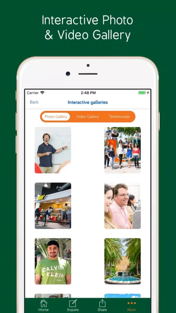 University of Miami IEP Screenshots
