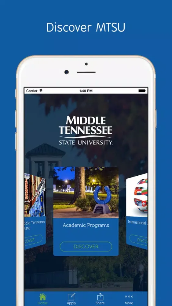 Middle Tennessee State University - Prospective International Students App سکرین شاٹس