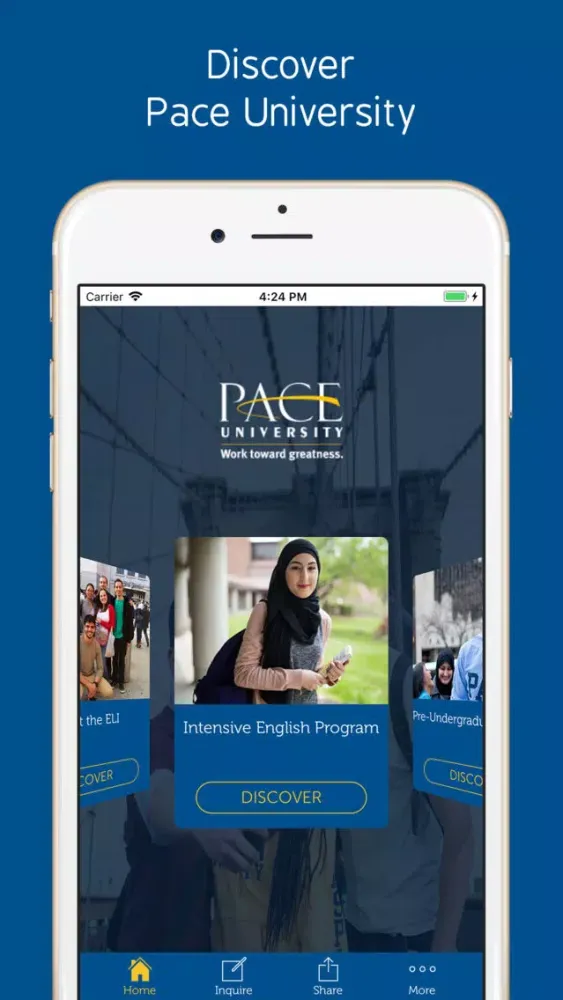 Tangkapan layar Pace University ELI