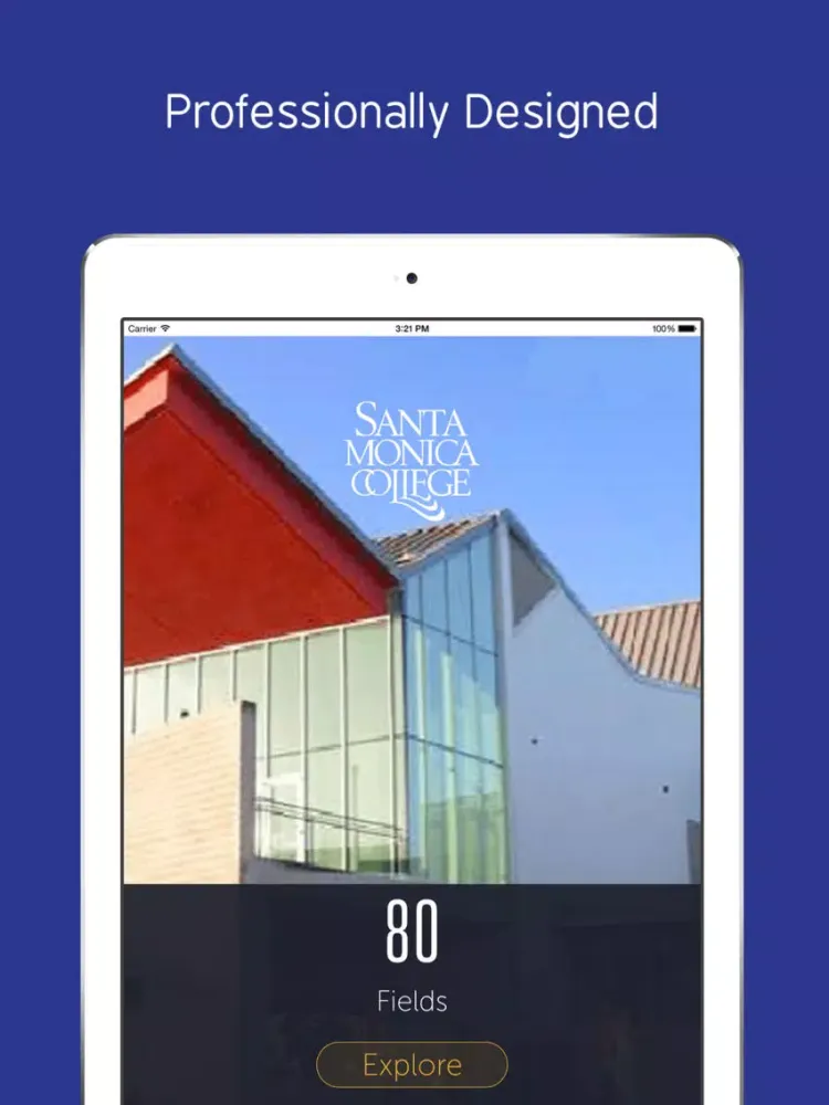 Zrzuty ekranu Santa Monica College - Prospective International Students App iPad 