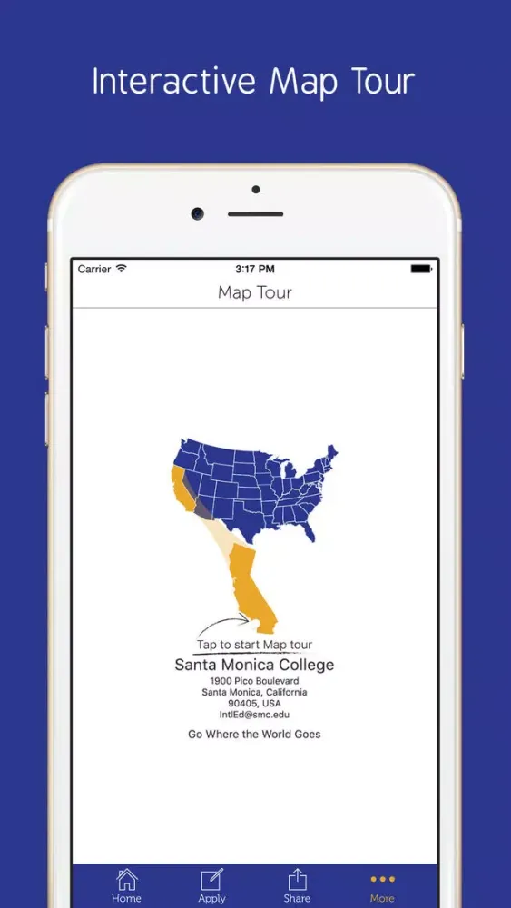 Zrzuty ekranu Santa Monica College - Prospective International Students App