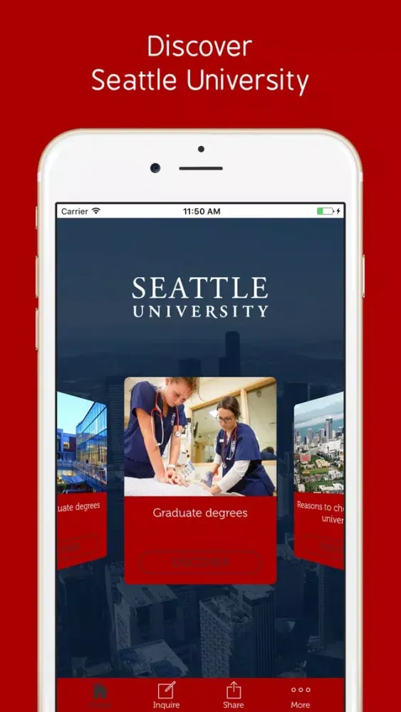 Tangkapan skrin Seattle University App