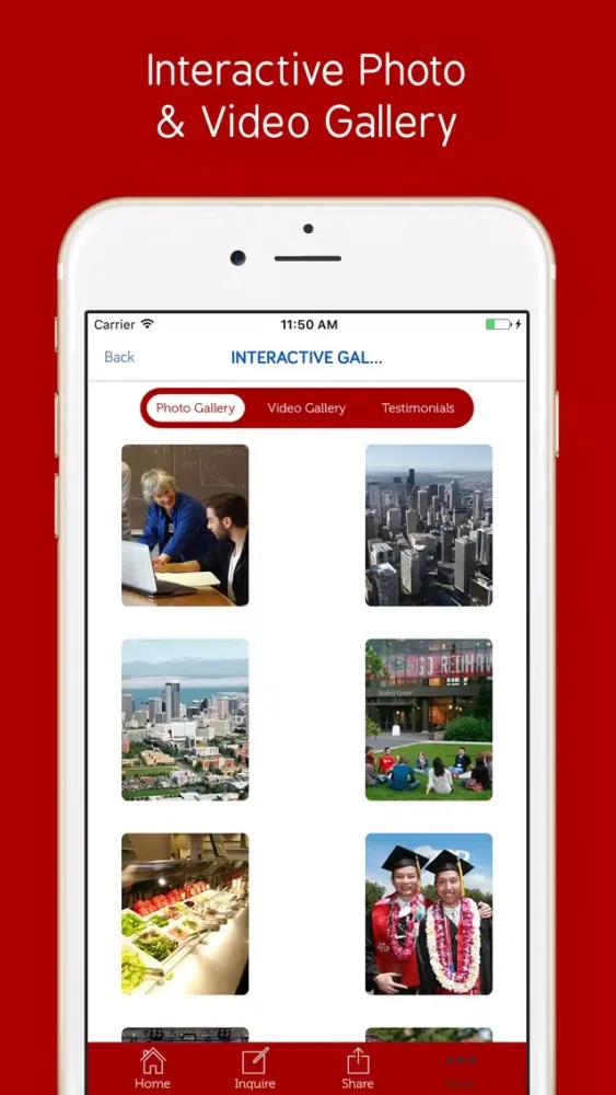 Tangkapan skrin Seattle University App