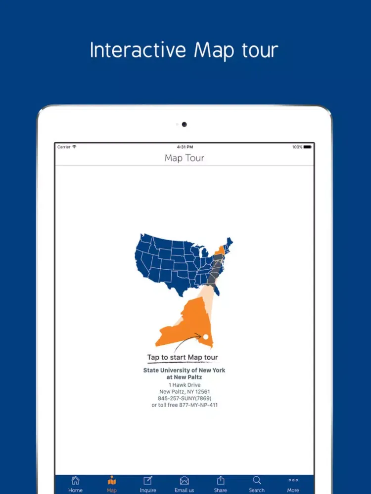 New Paltz, State University of iPad  Screenshots