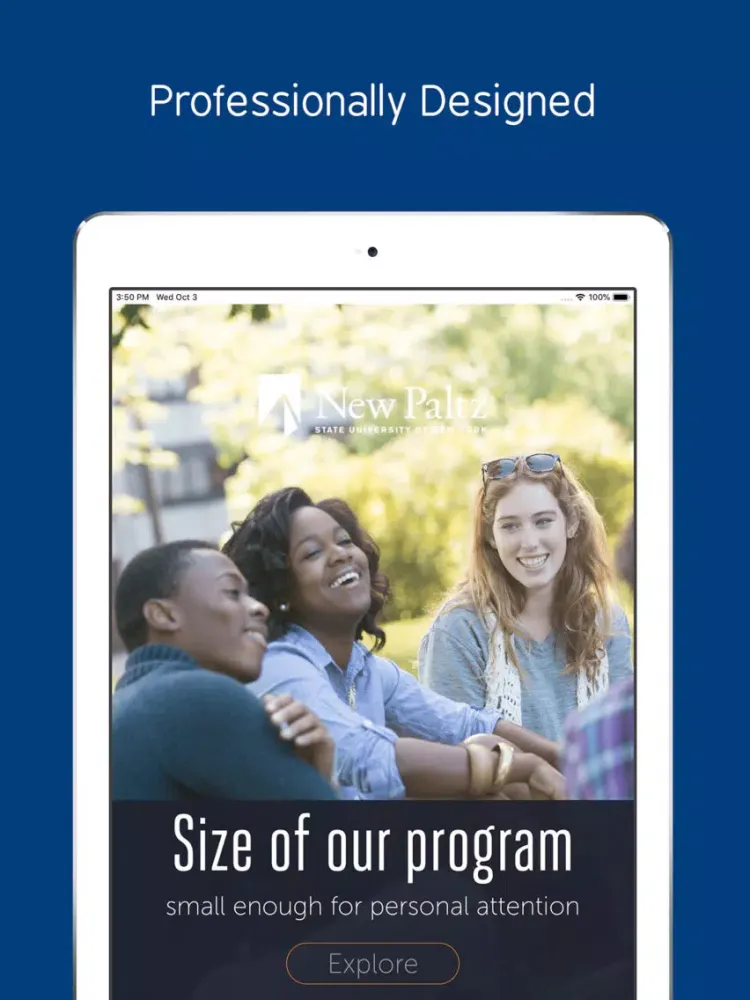 New Paltz, State University of iPad  Screenshots