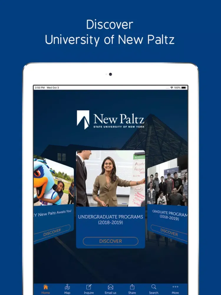 New Paltz, State University of iPad  Screenshots
