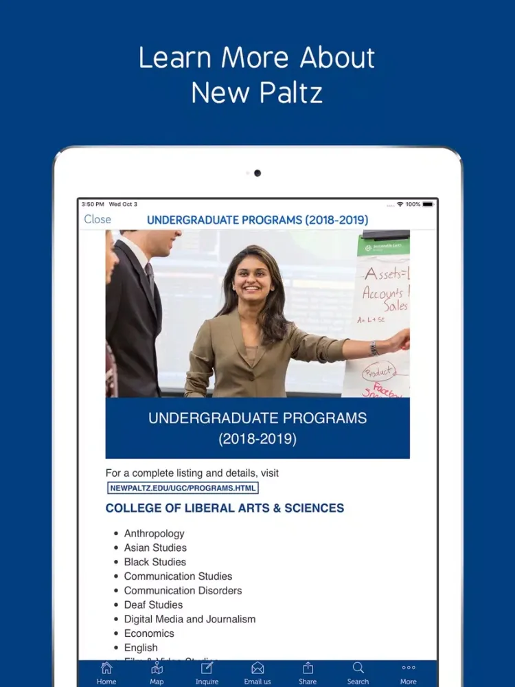 New Paltz, State University of iPad  Screenshots