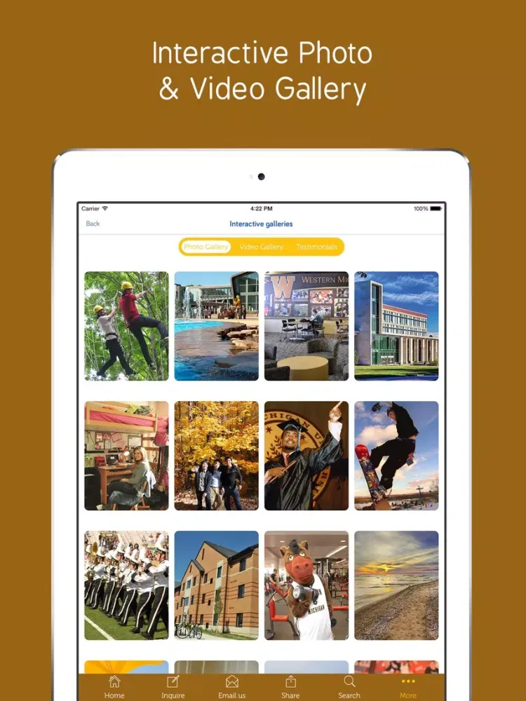 Скриншоты WMICH CELCIS Student App iPad 