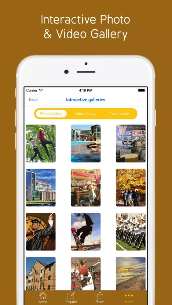 Скриншоты WMICH CELCIS Student App