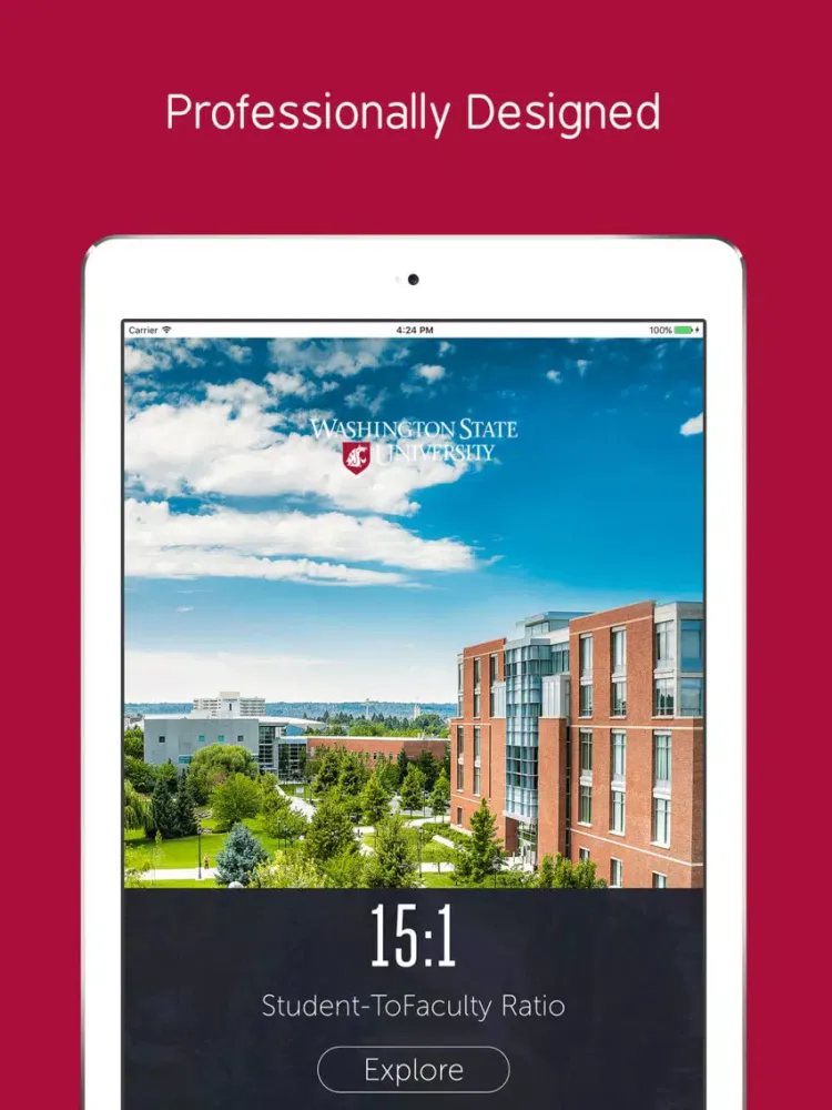Washington State University (WSU) iPad Screenshots