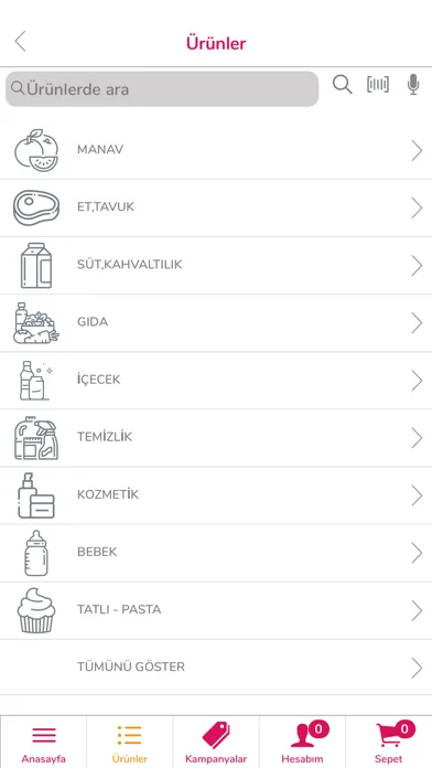 Capturas de pantalla de IYAŞ Sanal Market