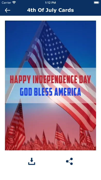 4th Of July Cards & Greetings স্ক্রিনশট