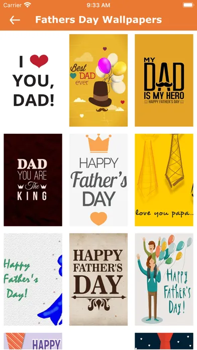 Fathers Day Cards - Greetings Screenshots