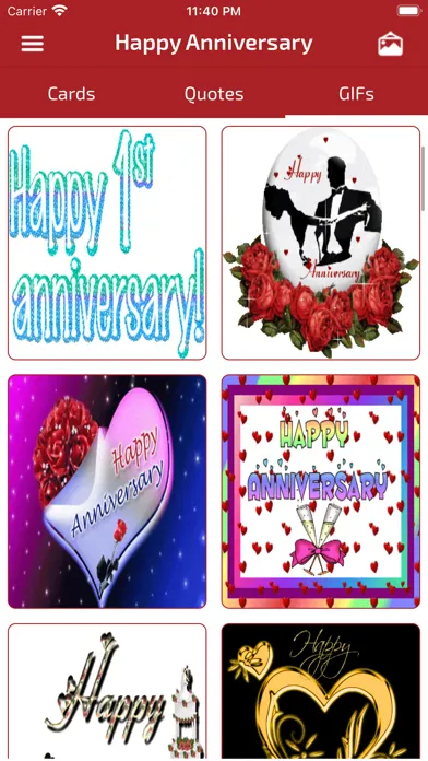 Скриншоты Anniversary Wishes & Cards