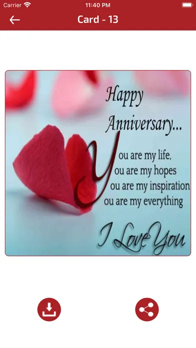 Скриншоты Anniversary Wishes & Cards